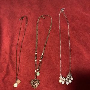 Lot of 3 necklaces